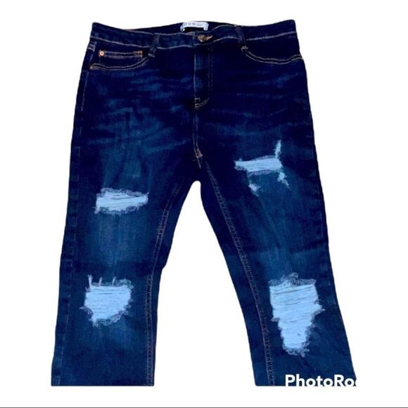 Denim Co Destroyed Jeggings in Perfect Condition - Picture 1 of 5